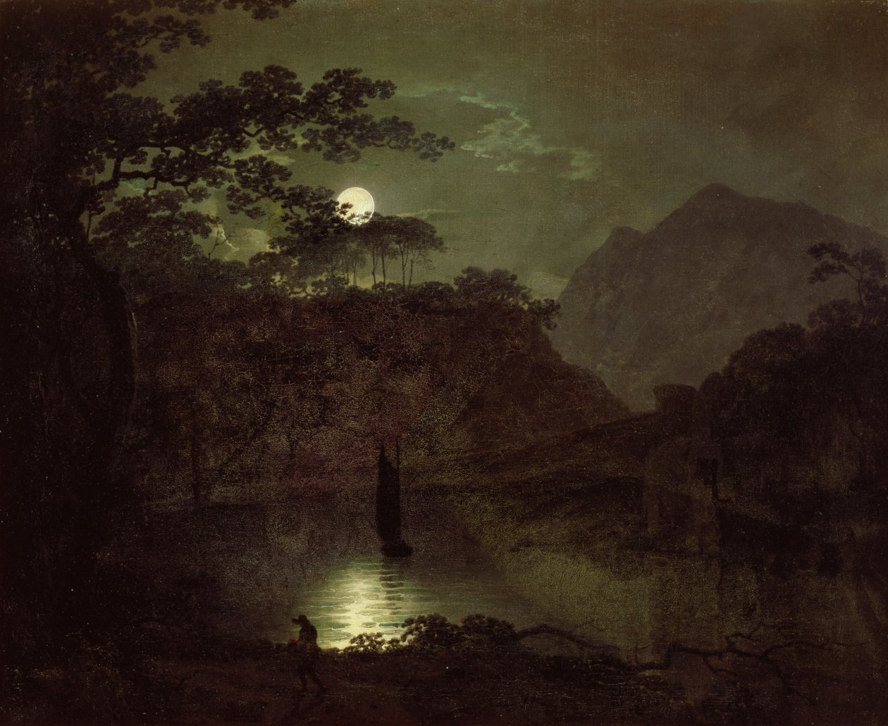 月光の湖、c.1780-82 | アートプリント